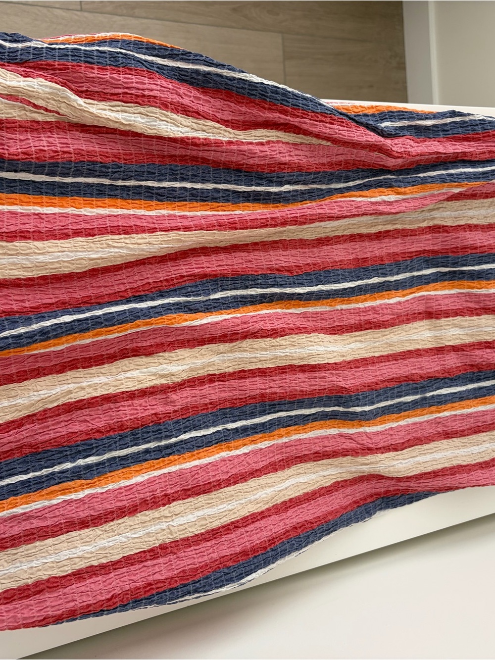 Mara Hoffman Striped Maxi Skirt - Red, Navy, Cream & Orange